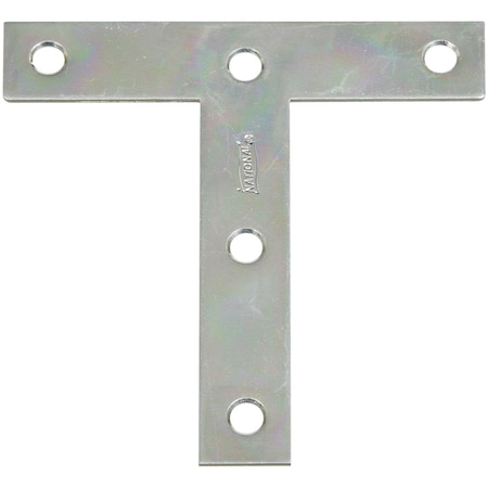 National Hardware 4 in. H X 3/4 in. W X 4 in. L Zinc-Plated Steel T Plates N266-445